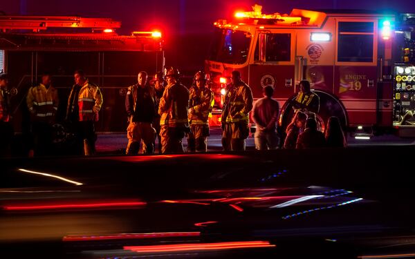 The northbound lanes of I-75 were closed after a deadly multivehicle wreck just before the South Marietta Parkway loop. 