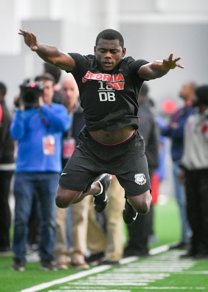 Photos: Bulldogs try to impress NFL scouts at Georgia Pro Day