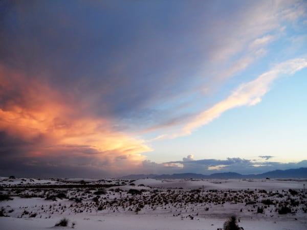 "In 2016, I took this shot while at White Sands, NM. We walked a ways into the desert at sunset," wrote Alan Daniels of
Hiram.