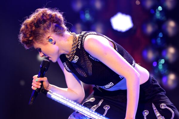 XXX performs onstage during 93.3 FLZs Jingle Ball 2014 at Amalie Arena on December 22, 2014 in Tampa, Florida. Kiesza also made the rounds at radio station concerts this past holiday season. Photo: Getty Images.