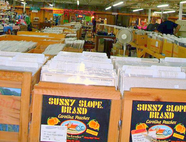 Eric's Records, in the Georgia Mountain Market has 20,000 plus old records, and they are extensively cataloged, priced according to their condition fairly, with multiple issues of all kinds of famous records.