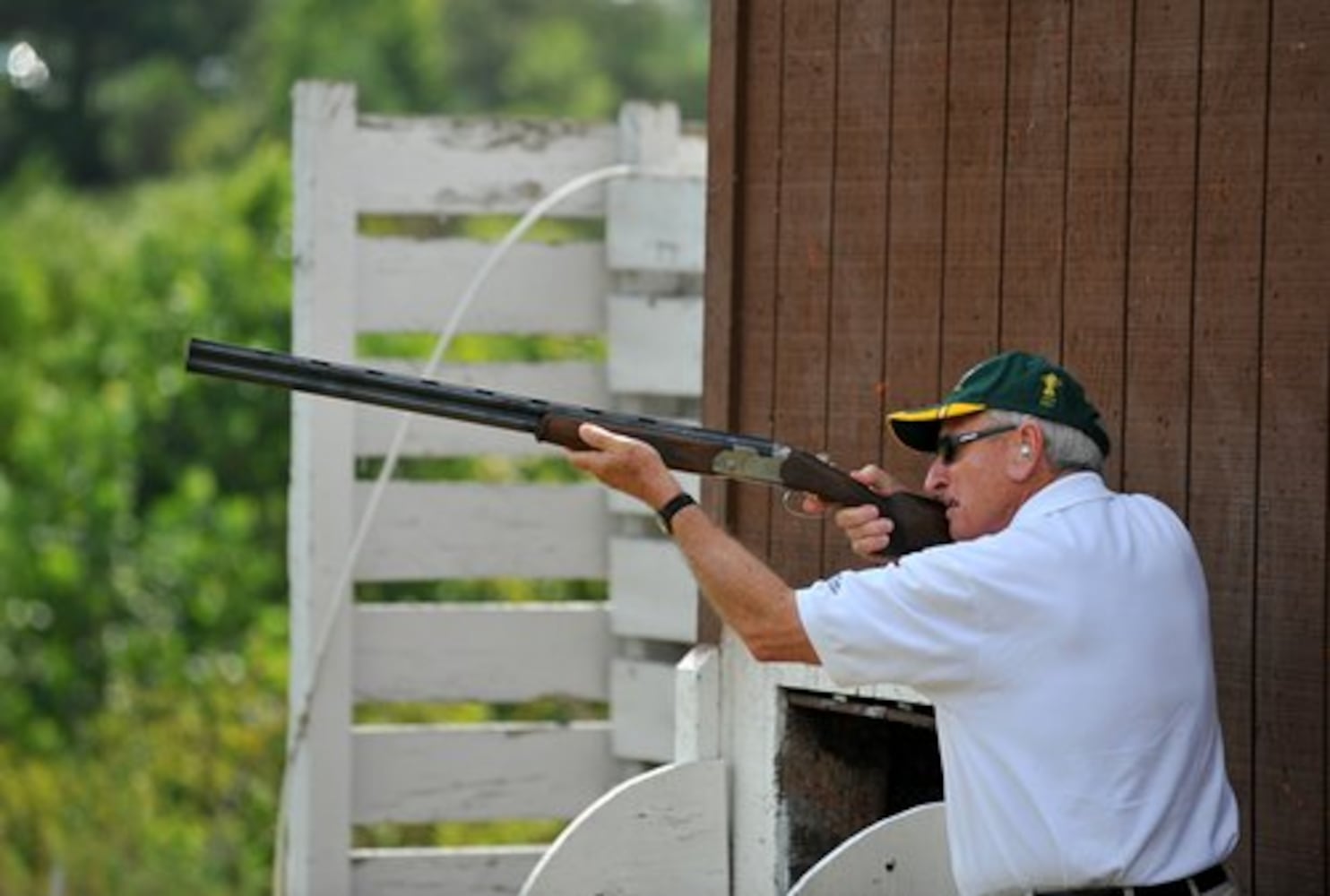 War veterans paired with celebrities for skeet shooting