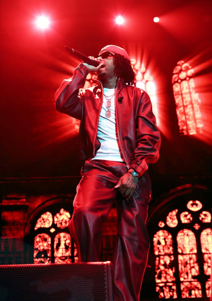 21 Savage performs at the annual Hot 107.9 Birthday Bash ATL. The sold-out concert took place Saturday, June 17, 2023, at State Farm Arena. Credit: Robb Cohen for the Atlanta Journal-Constitution