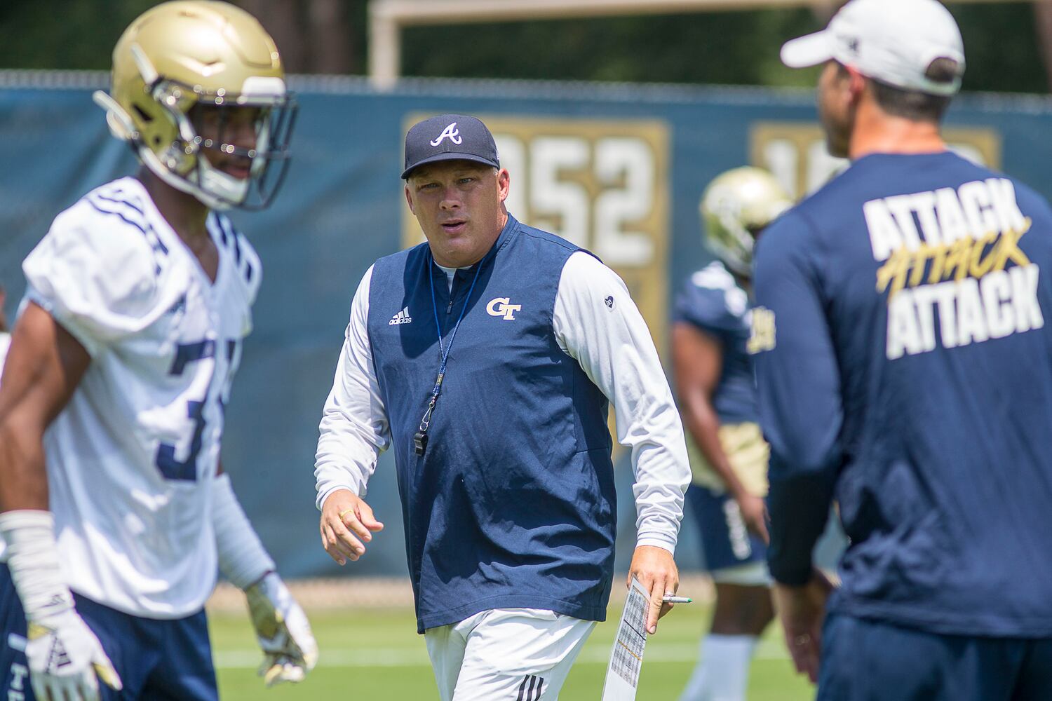 Photos: Geoff Collins’ has Georgia Tech on the field