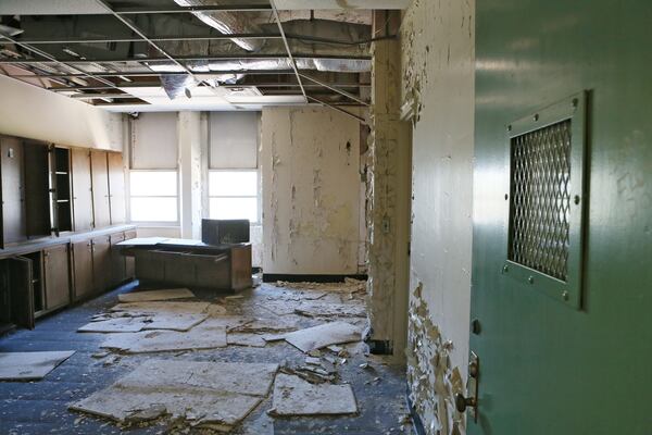 The  David T. Howard school had been closed since 1976, and its interior was filled with peeling paint, plaster and debris before renovation work began. 2015 AJC file photo by BOB ANDRES  / BANDRES@AJC.COM