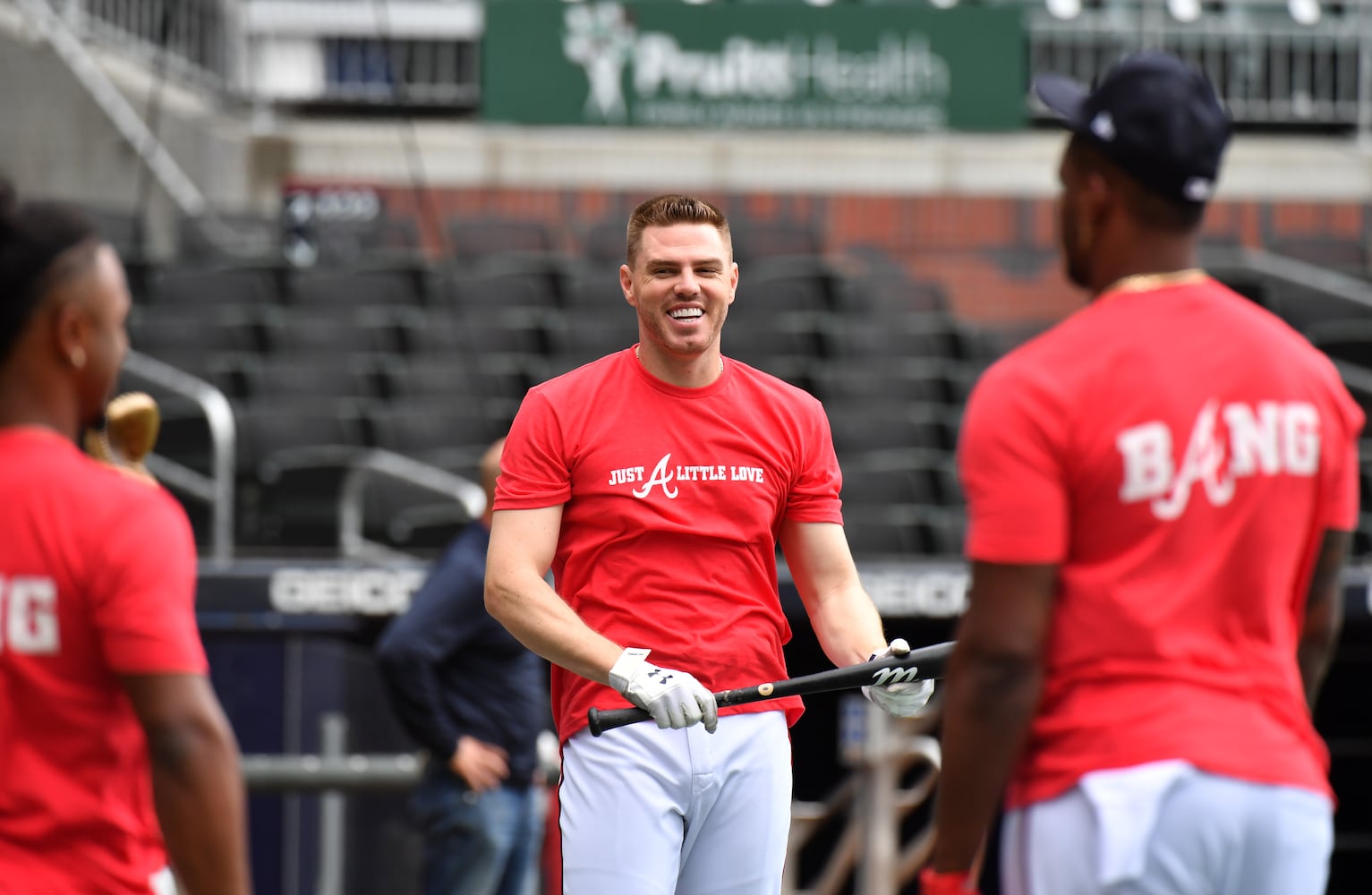 Braves playoff workout photo