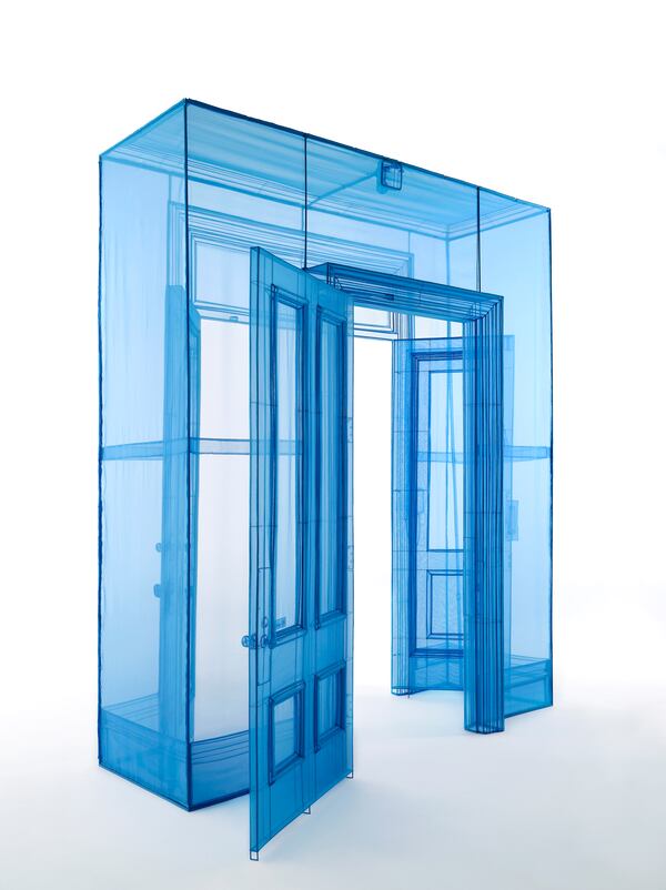 Do Ho Suh, "Main Entrance, 388 Benefit Street, Providence, RI, USA 02903," 2016.