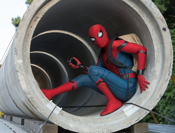 Marvel’s “Spider-Man: Homecoming” was one of the 320 film and television productions filmed in Georgia in during the last fiscal year. HANDOUT/Georgia Department of Economic Development