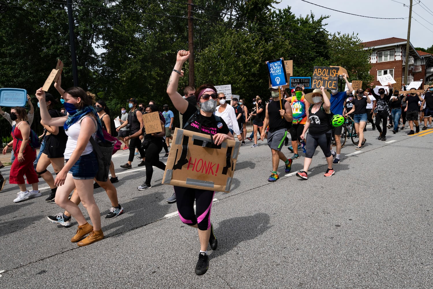 PHOTOS: 10th day of protests in Atlanta