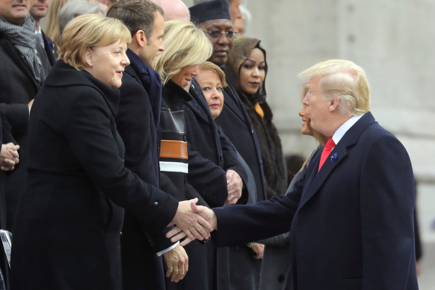 Photos: Trump, world leaders mark 100 years since World War I armistice