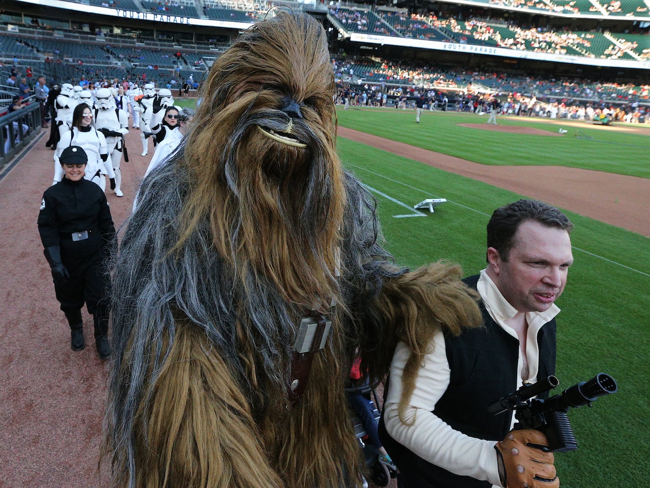 Photos: Jose Bautista suits up for Braves