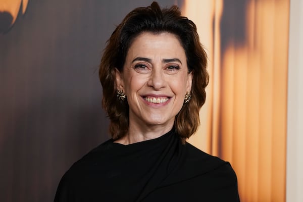 Fernanda Torres arrives at the Oscars Nominees Dinner on Tuesday, Feb. 25, 2025, at the Academy Museum of Motion Pictures in Los Angeles. (Photo by Jordan Strauss/Invision/AP)