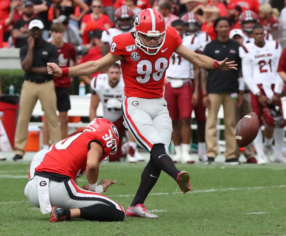 Photos: No. 3 Bulldogs are stunned by South Carolina