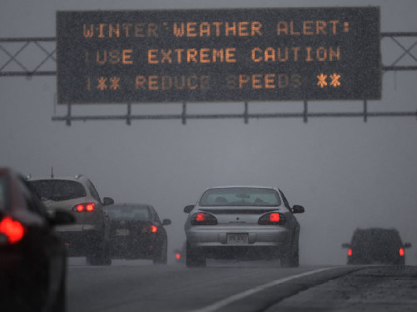 Snow across the Southeast