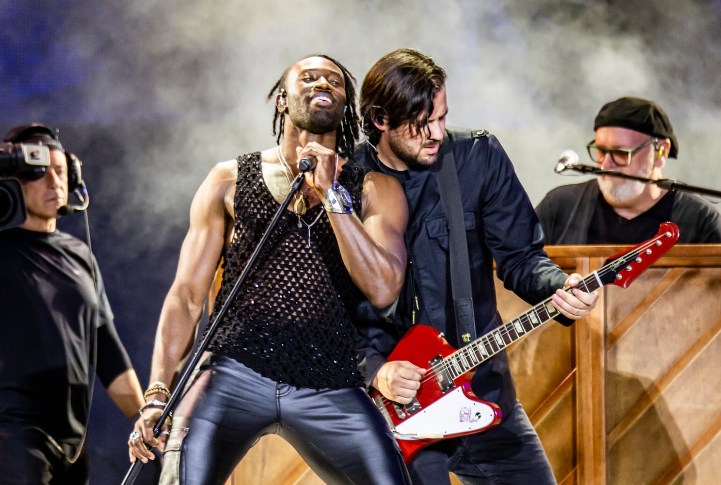 Atlanta, GA: The Ghost Hounds opened for The Rolling Stones  at Mercedes Benz Stadium on the Hackney Diamonds Tour. Photo taken Friday June 7, 2024. 060924 aajc rolling stones review (RYAN FLEISHER FOR THE ATLANTA JOURNAL-CONSTITUTION)