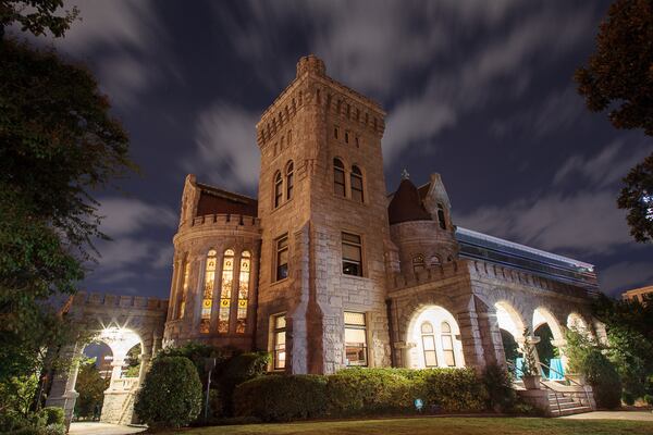 Rhodes Hall, a Romanesque mansion in Midtown Atlanta, is the home of the Georgia Trust for Historic Preservation — and, also, some noisy immaterial creatures, according to those who have spent time there. Courtesy of Tim Harmon/Georgia Trust