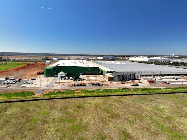 BrightFarms, an indoor grower of produce, has begun shipping leafy greens to customers from its new greenhouse operation in Macon. (Courtesy of BrightFarms)