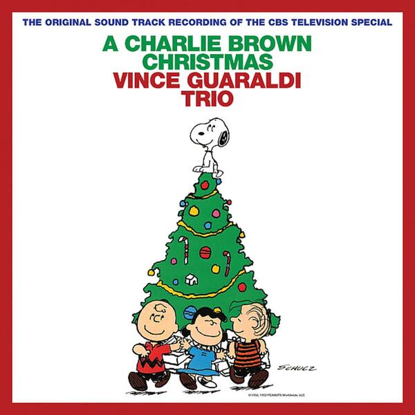 The music from "A Charlie Brown Christmas" by the Vince Guaraldi trio.