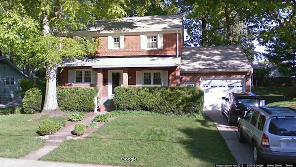 Pictured in this 2012 Google Street View image is the Aspen Hill, Maryland, home where police say Kristina Naranch Petrie tried on Monday, March 12, 2018, to decapitate her 11-year-old son using a bow saw. Court documents indicate that Petrie, 46, told medical workers at a hospital that she was "overwhelmed" by her two son's autism and thought they "needed to die."