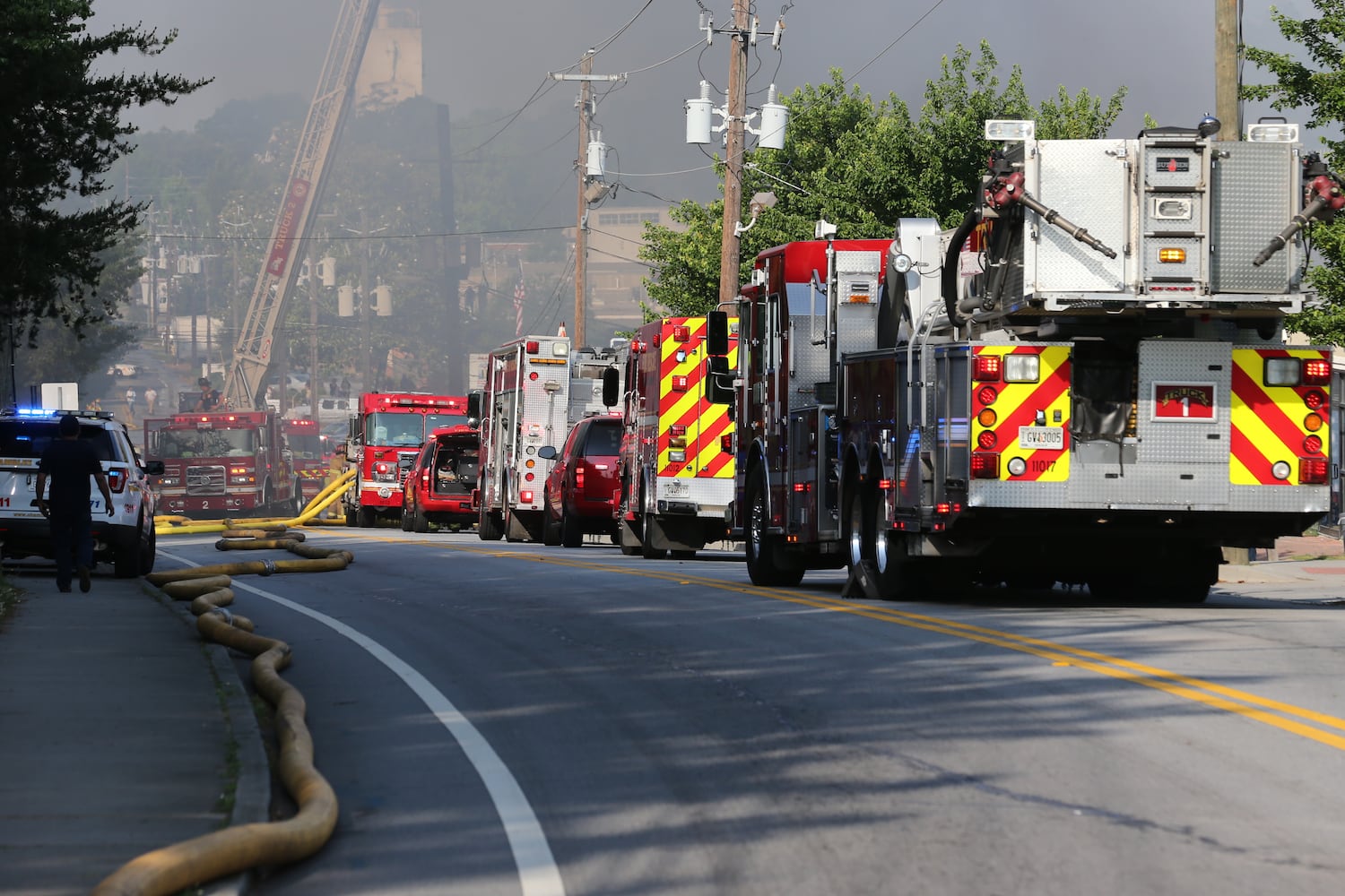 Fire at DeKalb County business