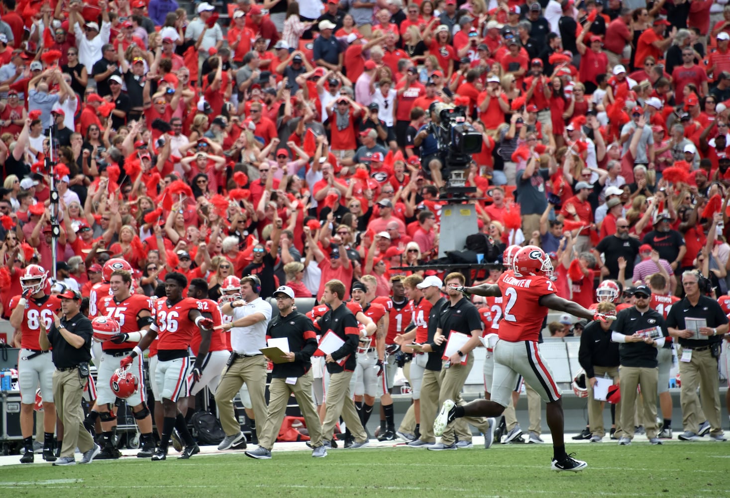 Photos: No. 3 Bulldogs are stunned by South Carolina