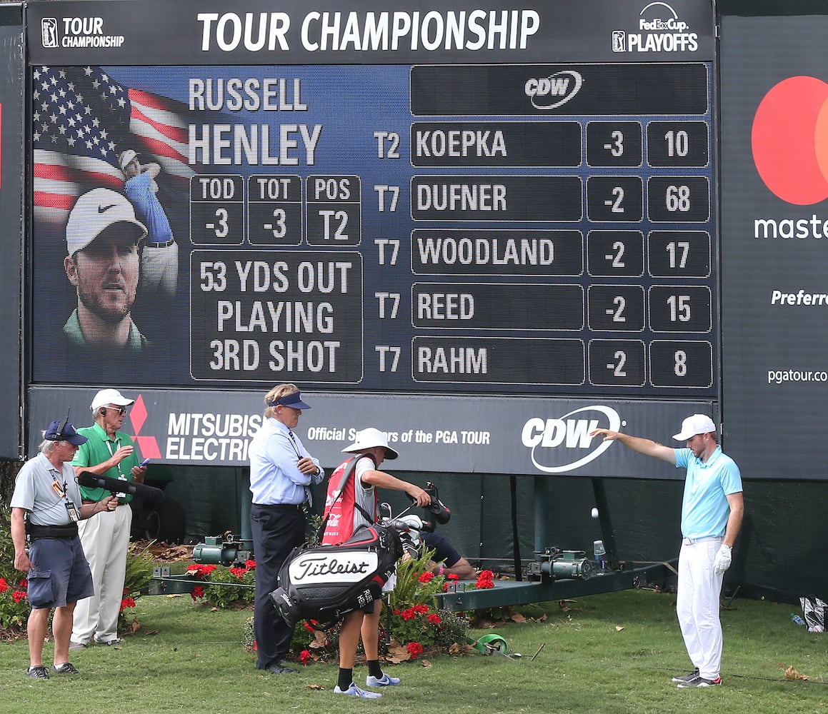 Photos: The first round of the Tour Championship