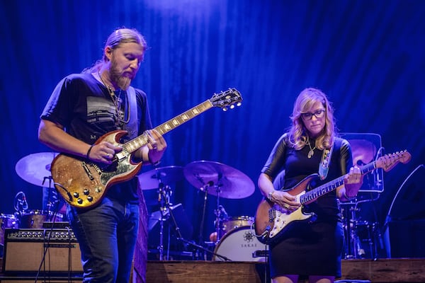 Susan Tedeschi (shown performing with her husband, Derek Trucks, and their Tedeschi Trucks Band in 2019) is part of the roster of artists paying tribute to Dickey Betts. (Courtesy of Stuart Levine)