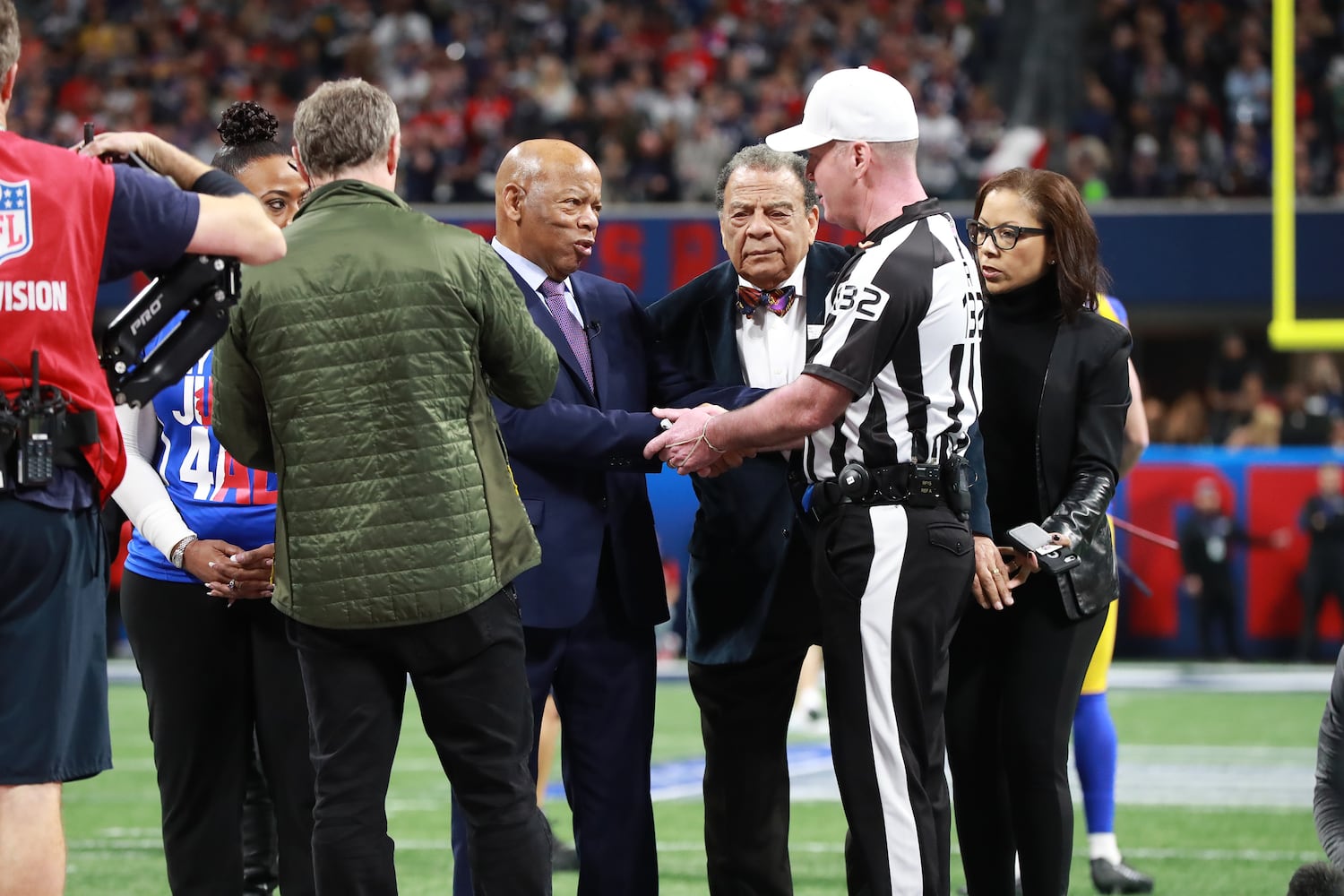 Photos: The Super Bowl scene inside Mercedes-Benz Stadium