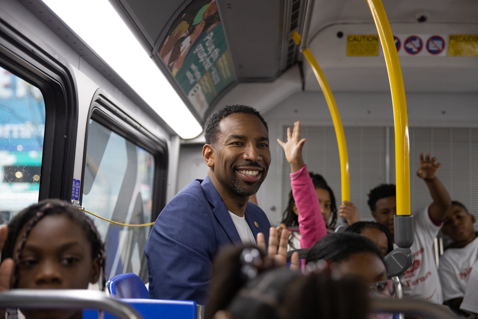 Atlanta Mayor Andre Dickens will mark the day by holding a news conference to provide an update on the city’s “Year of the Youth” initiative. (Riley Bunch/The Atlanta Journal-Constitution)