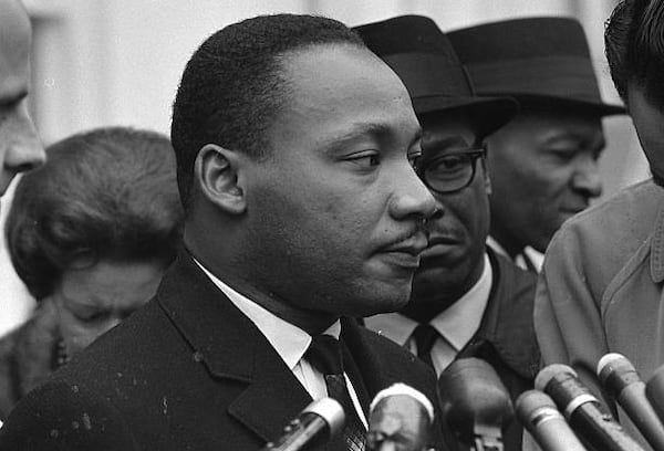 A file photo of Martin Luther King Jr.