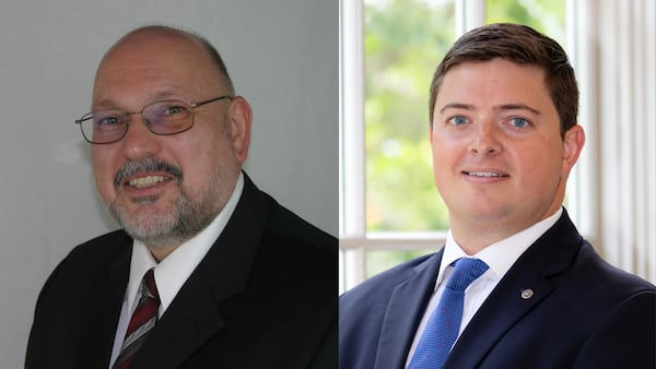 Early election results indicate that Manfred Graeder (left) won the runoff election for Post 4 on Duluth City Council by only four votes. Brandon Odum (right) requested a recount, which the city will conduct on Thursday.