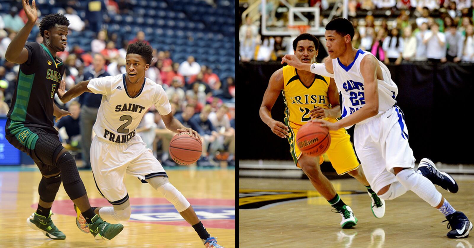 Kaiser Gates and Kobi Simmons led St. Francis to two state titles.