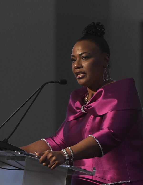 Monday’s holiday commemorated Dr. Martin Luther King Jr.’s birthday. The annual commemorative service was held at Ebenezer Baptist Church in Atlanta and featured remarks by Rev. Bernice King, King’s daughter. (Photo by Scott Olson/Getty Images)