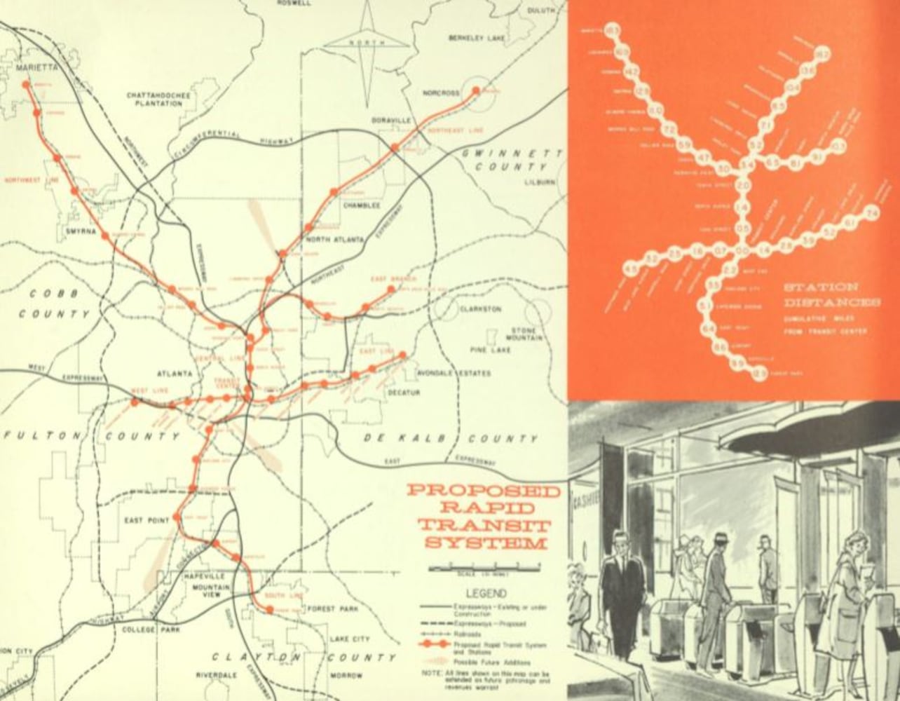 Flashback Photos: Planning MARTA’s future in 1968