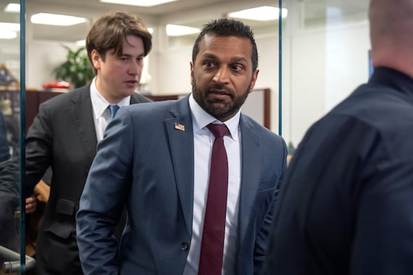 Donald Trump wants Kash Patel (center) to be the next director of the FBI.