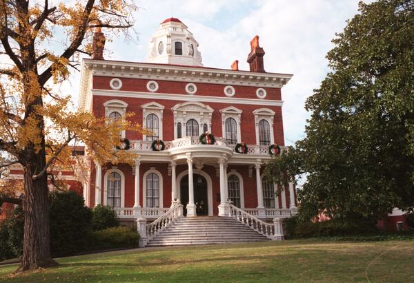 001115 GA; Exterior of the Hay House in Macon decorated for the holidays. (Michael Dibari Jr./Special)