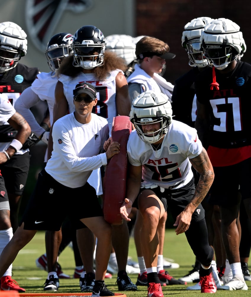 Frist day of Falcons training camp