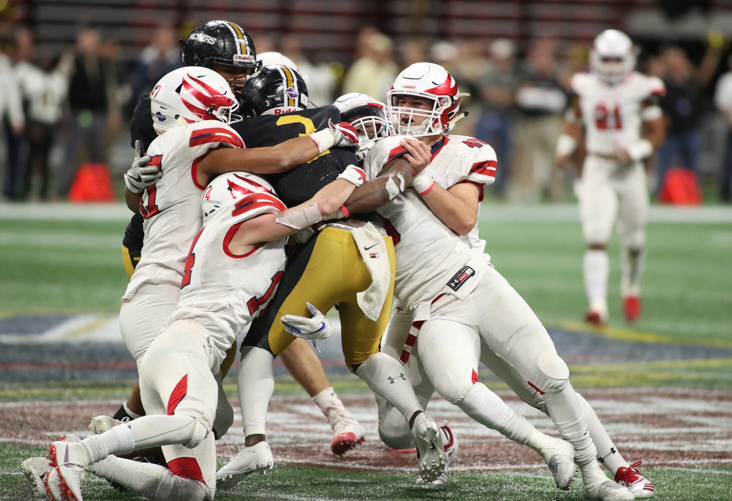 Photos: Day 2 of HS state title games at Mercedes-Benz Stadium