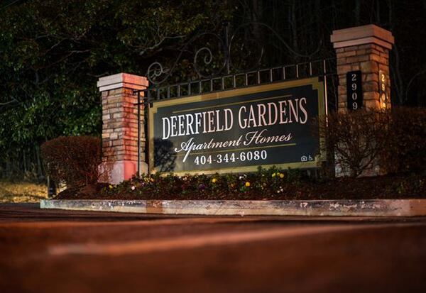 Police are investigating a shooting that left a woman dead at Deerfield Gardens Apartment Homes on Thursday. BRANDEN CAMP / SPECIAL