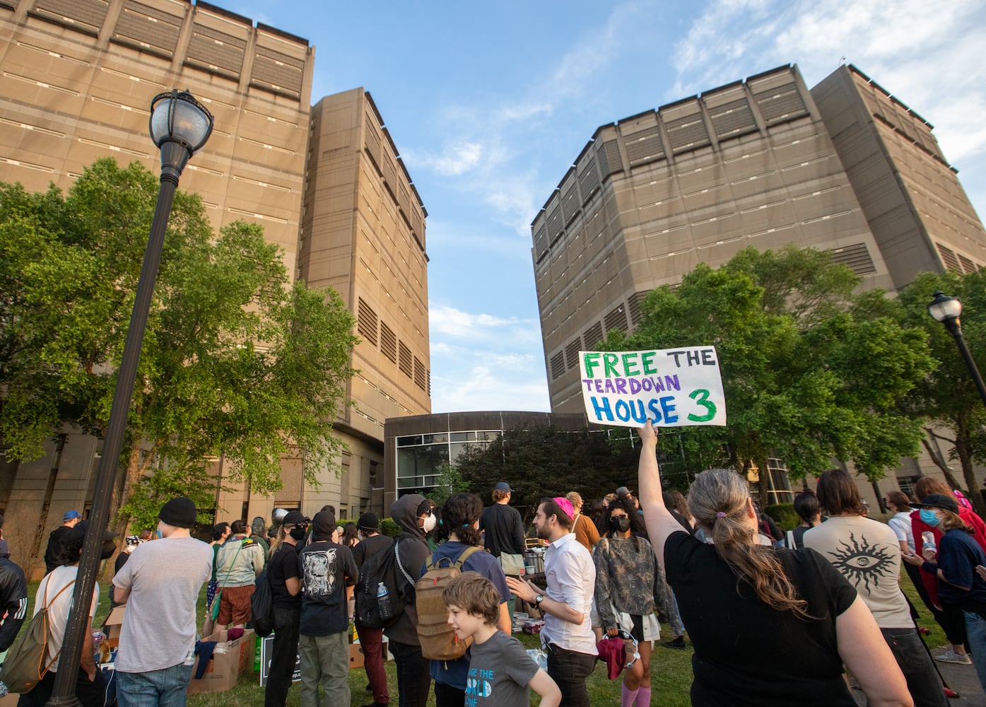 No Copy City protestors at the DeKalb County jail