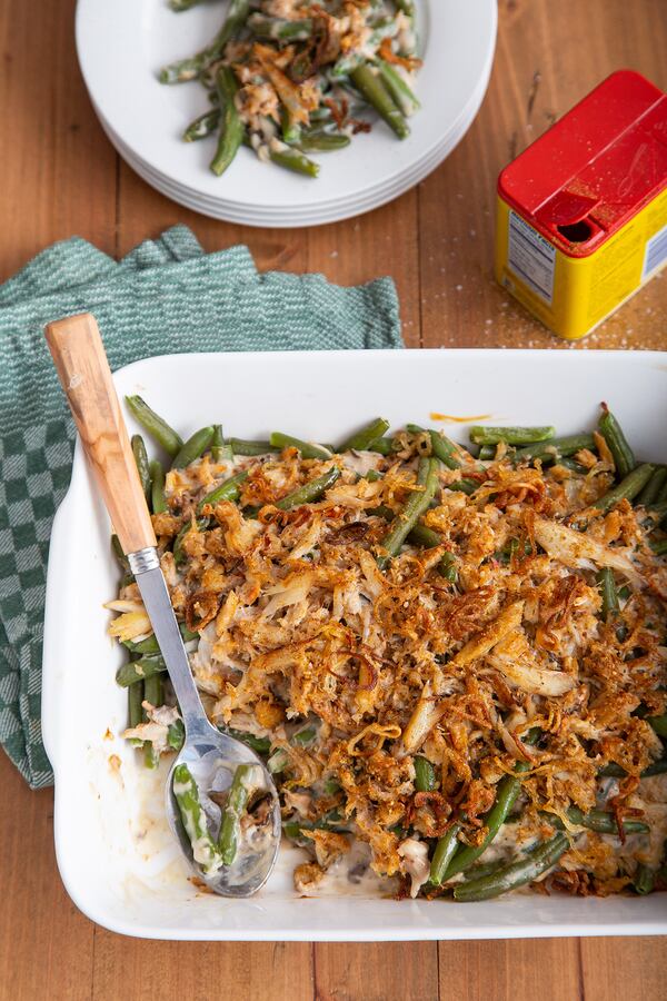 Crabby Old Bay Green Bean Casserole
Courtesy of Brooke Slezak