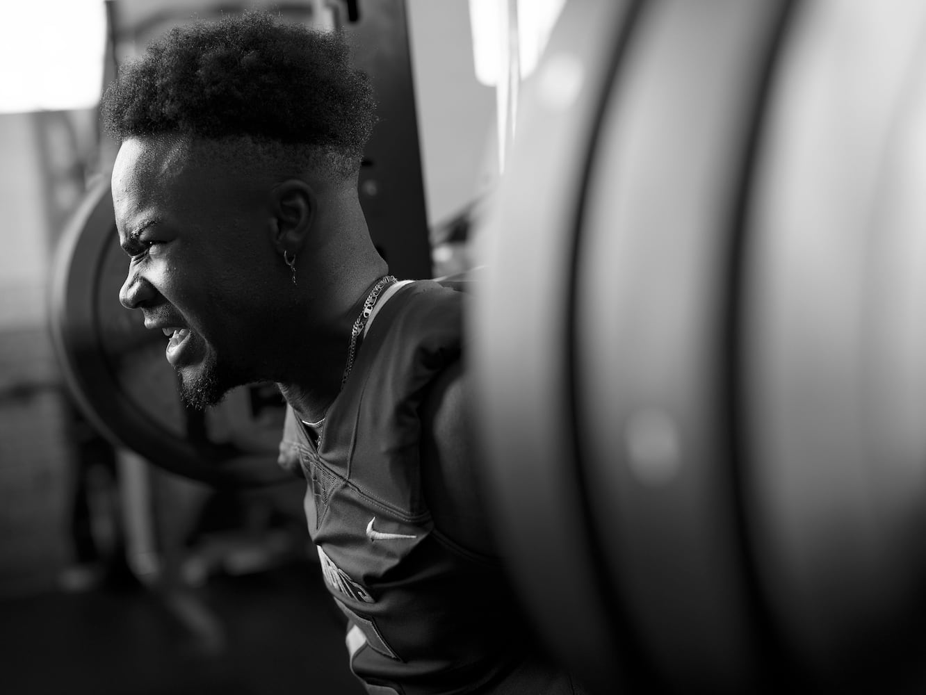 Amehre Morrison, a running back for River Ridge, was the Class 6A offensive player of the year last season. He is among the AJC Super 11 selections - the 11 best high school football players in Georgia - in 2021.  (Tyson Alan Horne / Tyson.Horne@ajc.com)