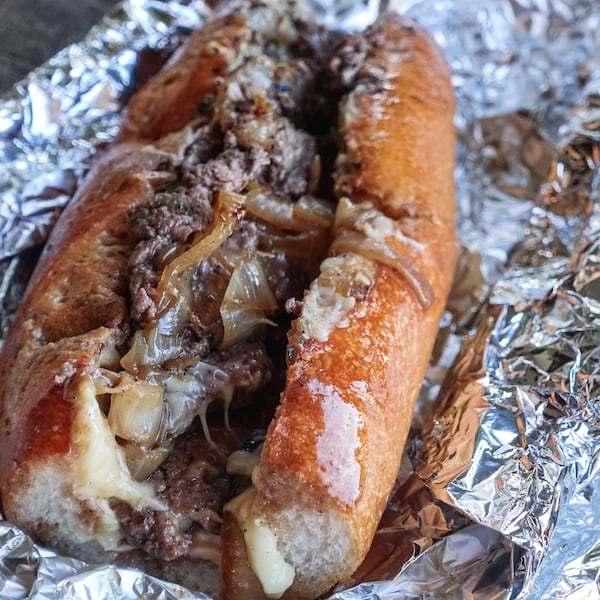 Philly cheesesteak from Frizwit. / Courtesy of Michael Tran