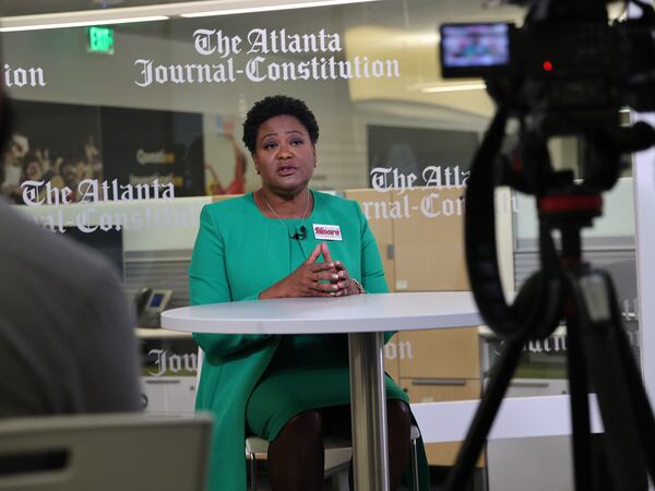 City Council President Felicia Moore talks with The Atlanta Journal-Constitution. (Tyson Horne/tyson.horne@ajc.com)