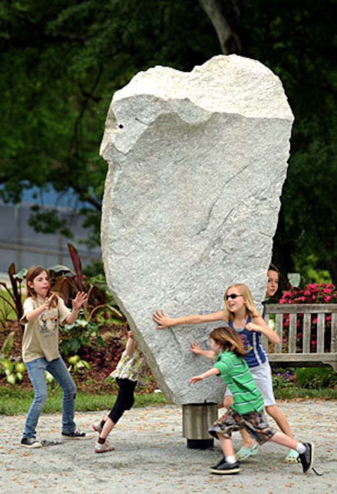 Sculptures in motion at Atlanta Botanical Garden