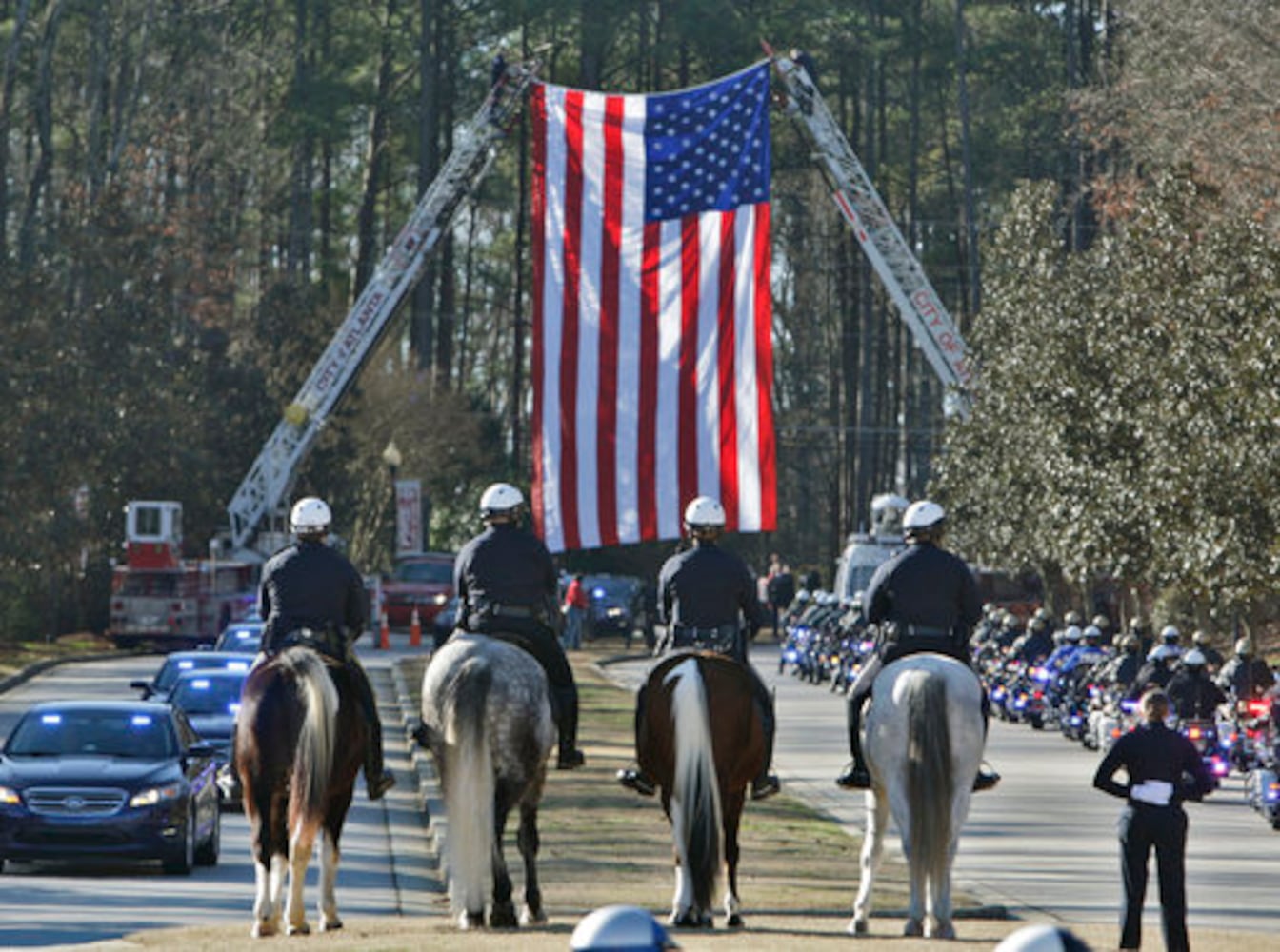 Funeral for Atlanta Police Officer Gail Thomas