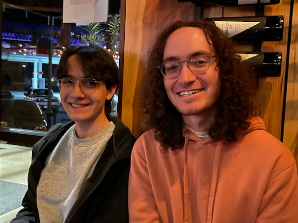 Steven Blesi, left, with his brother, Joey. Their father, Steve Blesi, described them as best friends.