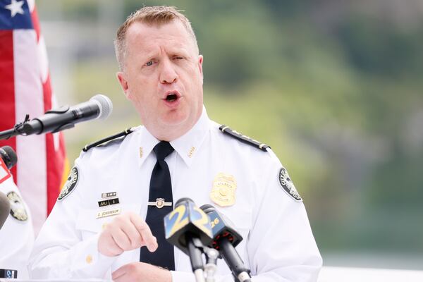 Interim police Chief Darin Schierbaum condemned Friday's arson at an Atlanta youth center. A $25,000 reward is being offered for information leading to arrests in the case. 

Miguel Martinez / miguel.martinezjimenez@ajc.com