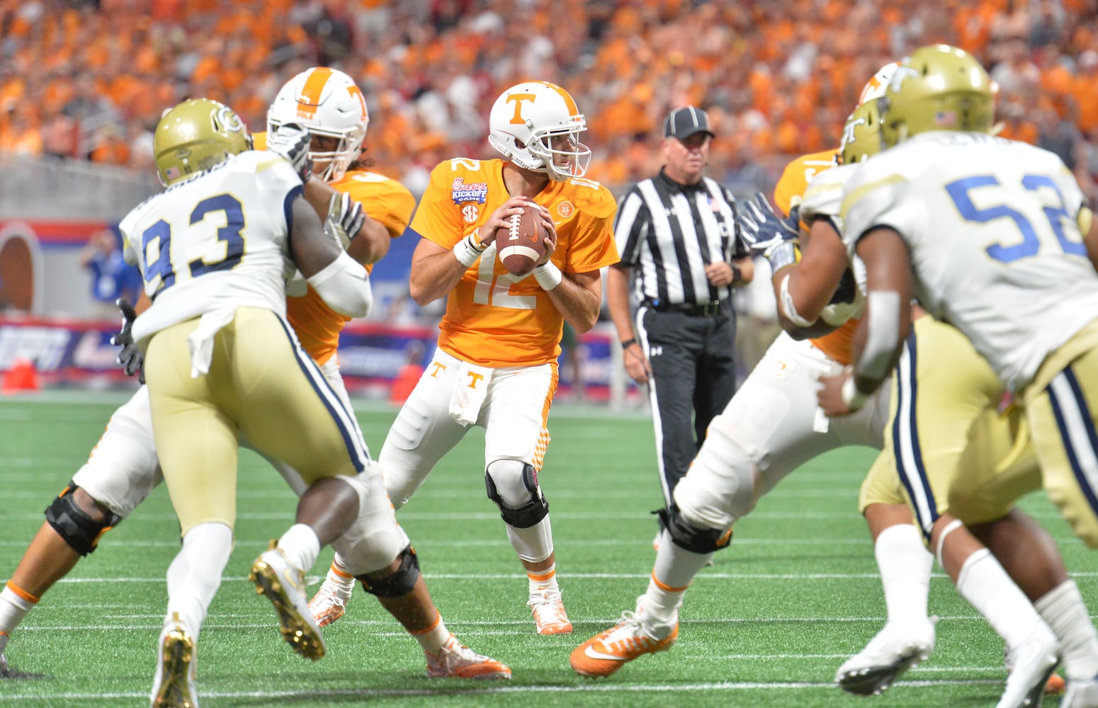 Photos: Georgia Tech vs. Tennessee in Chick-fil-A Kickoff game