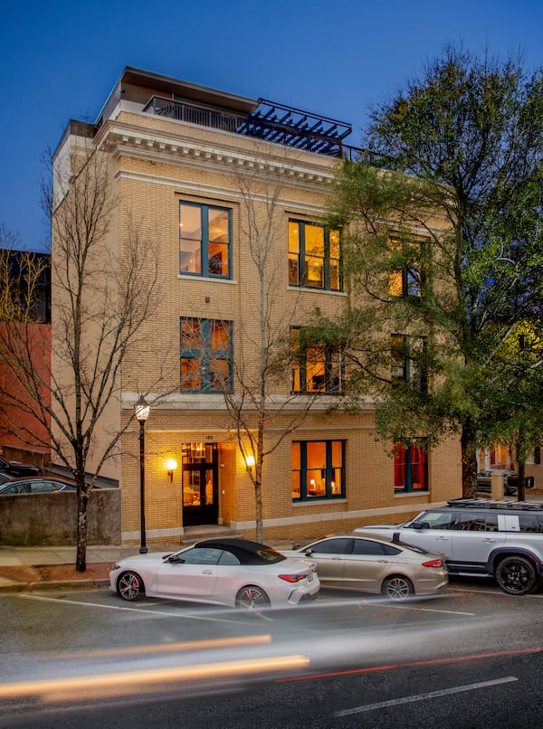 The Bell Hotel in downtown Athens. The three-story building originally housed telephone company equipment. Courtesy of Jason Thrasher.